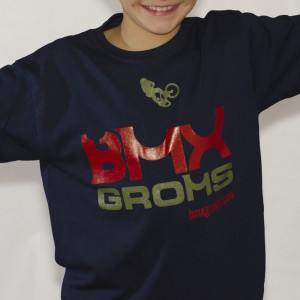 BMX Groms Navy T-Shirt