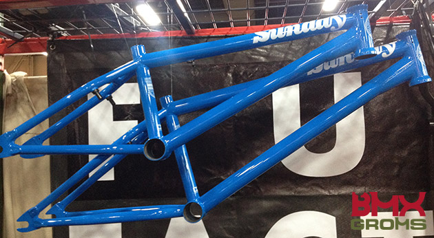 The new 2014 Sunday Radocaster 18 and 20" BMX frames.